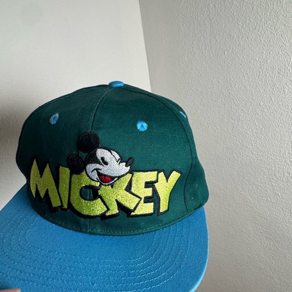 Disney  Mickey Authentic & Original Teal and Blue‎ Cap